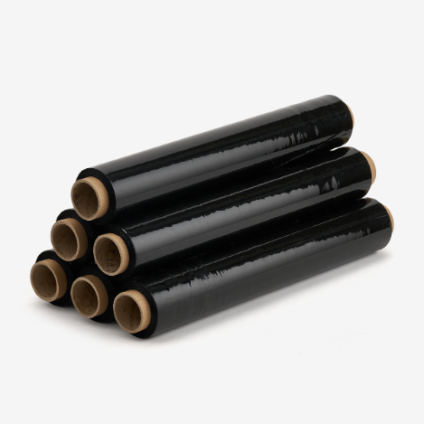 Schwarze Stretchfolie