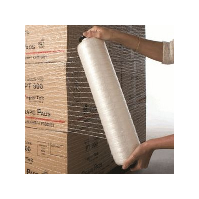 Palettennetzrolle 50 cm x 500 lfm – praktische Anwendung des Netzes.