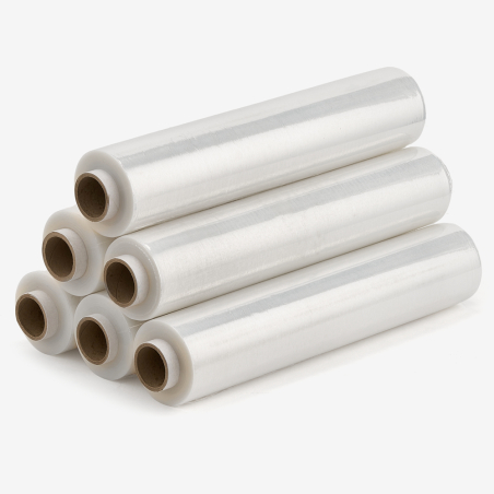 Transparente Stretchfolie – 6er-Pack