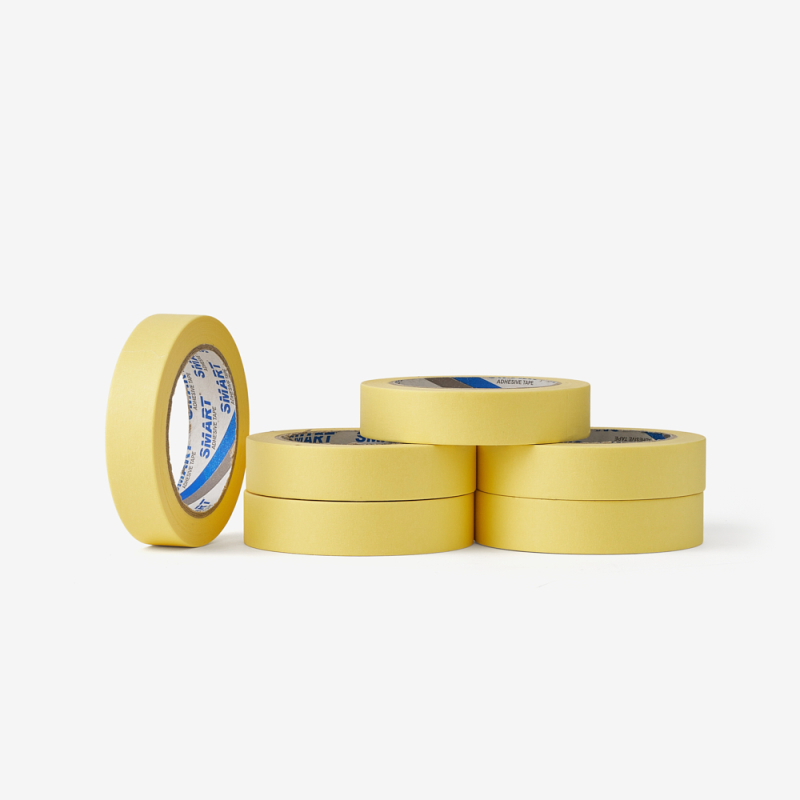 Set aus sechs Malerbändern mit 25 mm Breite – ideal zum präzisen Abkleben von Flächen während der Malerarbeiten.
