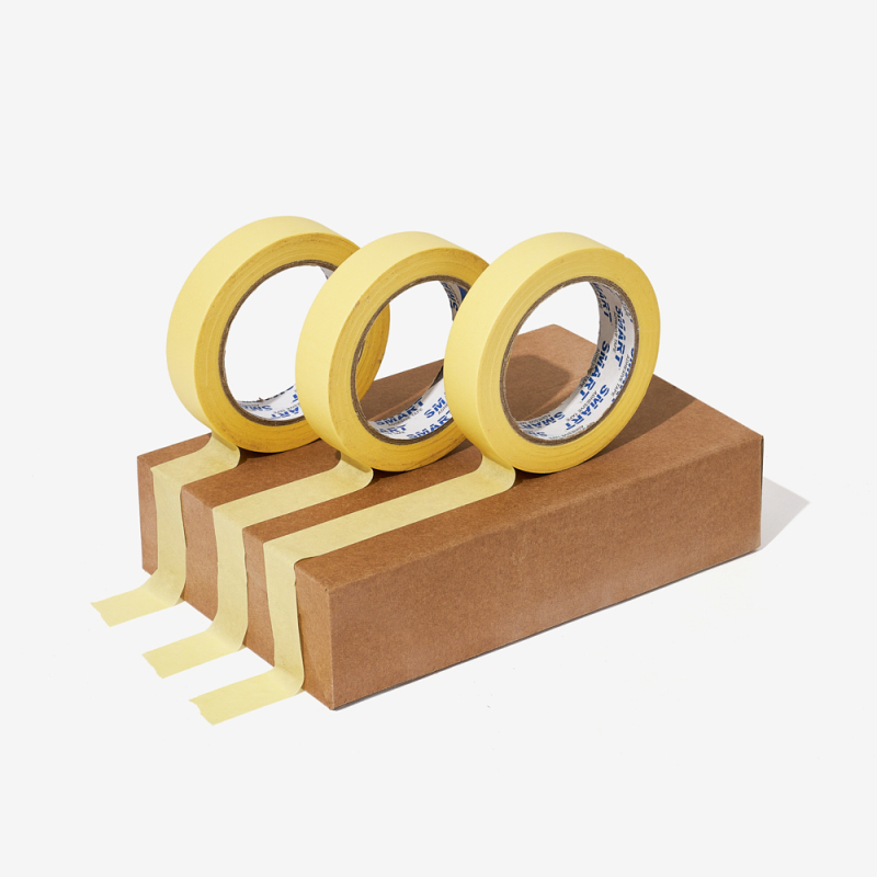 Vergleich von Papier-Malerkrepp in verschiedenen Breiten – eine praktische Lösung für Profis.