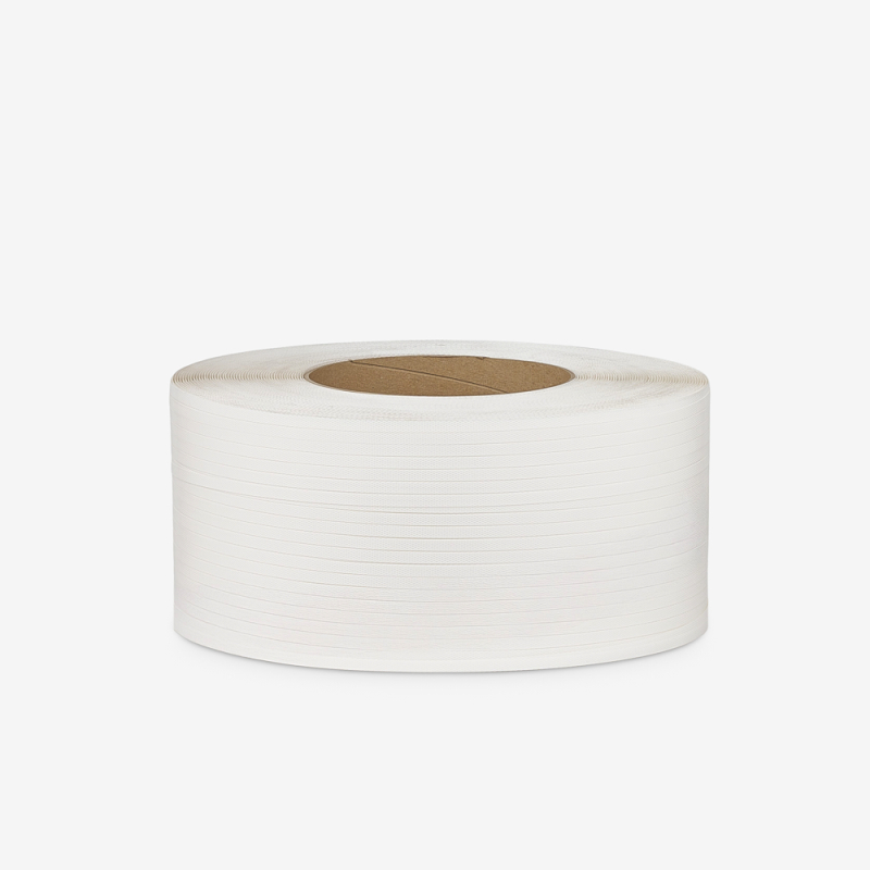 Polypropylen-Umreifungsband mit 9 mm Breite – zum Umreifen und Sichern von Ladungen.