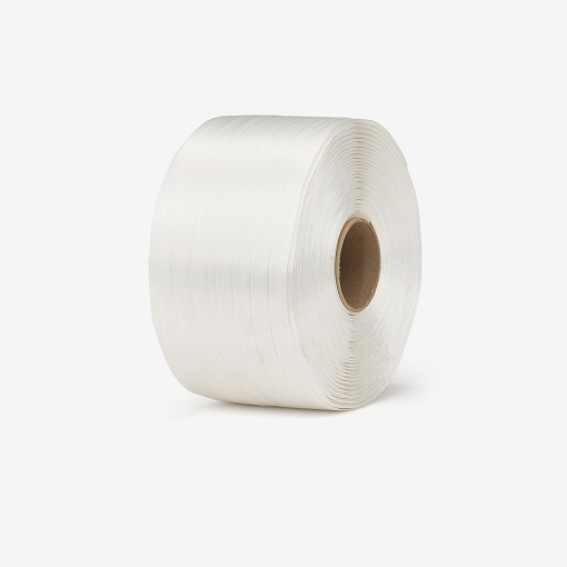 Rolle aus Polyesterband zum Umreifen - robust und flexibel.