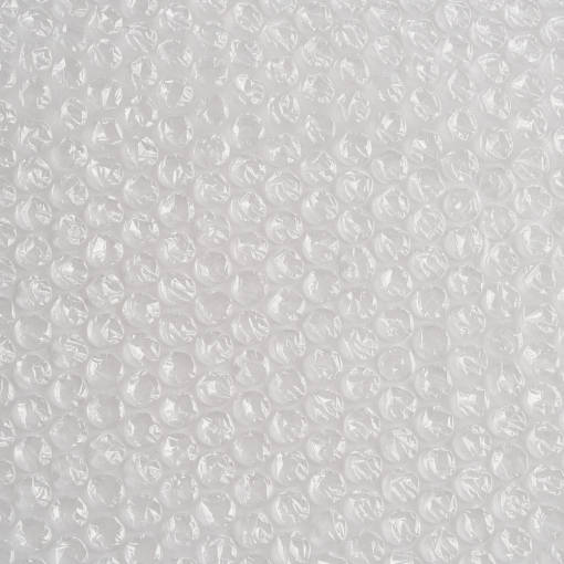 Luftpolsterfolie auf Rolle B1– Nahaufnahme der Luftblase