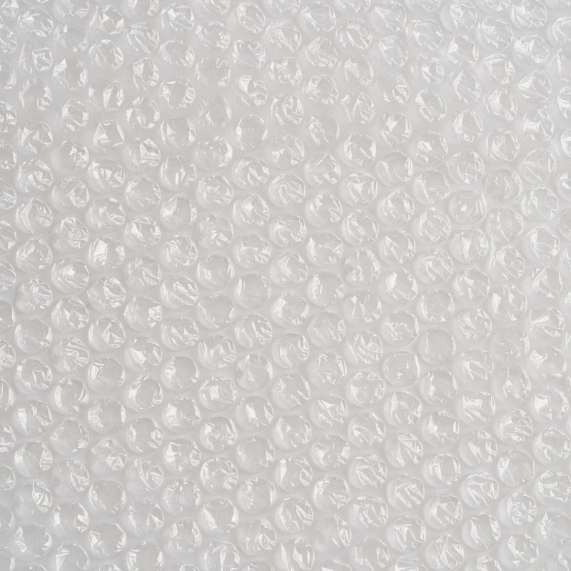 Luftpolsterfolie auf Rolle B1– Nahaufnahme der Luftblase