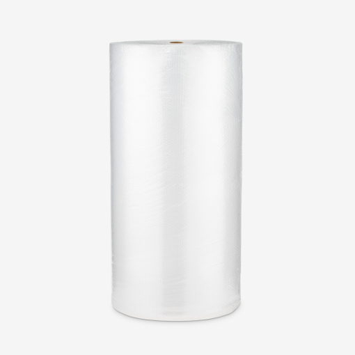 Luftpolsterfolie B4, 120 cm x 100 lm, auf grauem Hintergrund – zum Schutz empfindlicher Produkte.