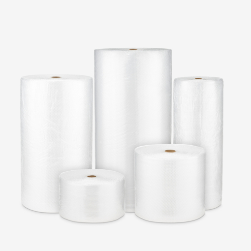 Luftpolsterfolie B4, dreischichtig, im Einsatz – Schutz einer Couch.