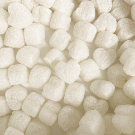 Skropak - umweltfreundliches Füllmaterial, Herzform, weiß, 200 Liter