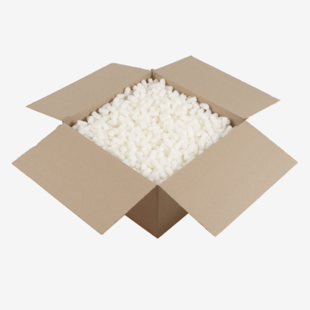 Weißes Skropak - umweltfreundliches Füllmaterial, zylindrisch