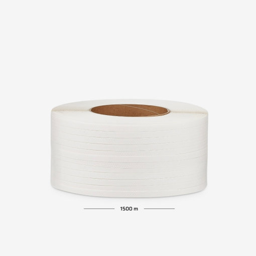 Mobiler Abroller für Umreifungsband - ausgestattet mit praktischem Haltegriff und Rollen.