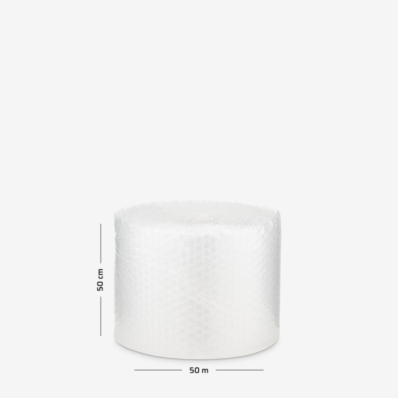 Fill & Wrap Luftpolsterfolie mit großen Noppen 60 cm mit Abmessungen