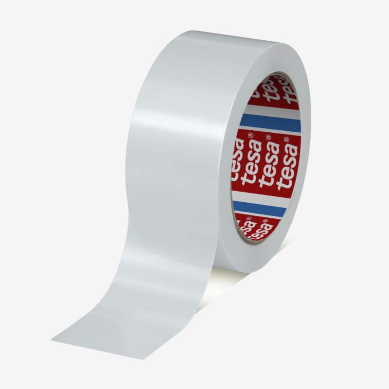 Leises selbstklebendes Polyester-Klebeband TESA® 60416 Weiß, 150 mm breit