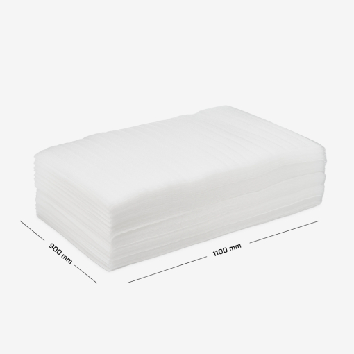 Oberflächenstruktur eines Polyethylenschaum-Bogens 3 mm.