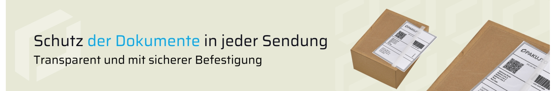 Lieferscheintasche (C5, C6) - selbstklebende Dokumententasche für den Versand”