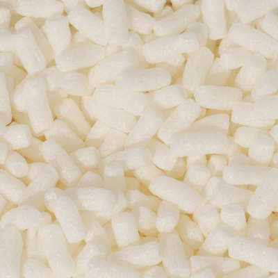 weiße Füllchips für Pakete